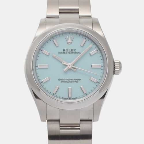 Stainless Steel Oyster Perpetual 277200 Automatic Men's Wristwatch 31 mm - Rolex - Modalova