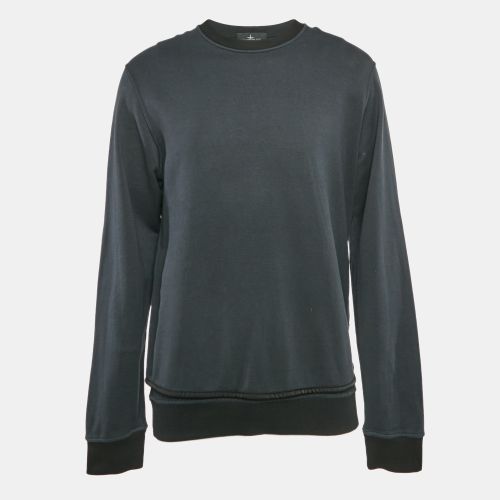 Printed Cotton Crew Neck Sweatshirt L - Stone Island - Modalova