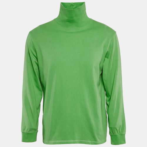 Supreme Green Embroidered Cotton Turtle Neck Sweatshirt S - Supreme - Modalova