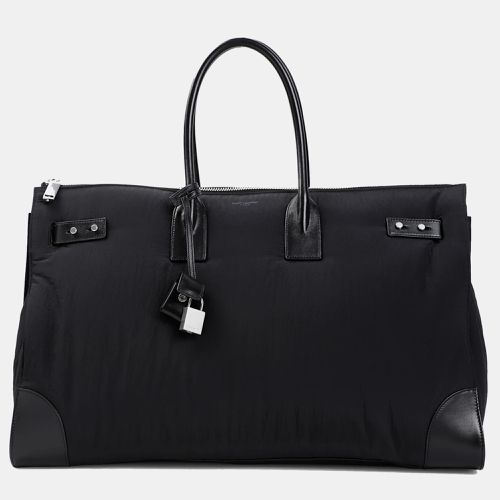 Saint Laurent Black Nylon and Leather Sac De Jour Duffle Bag - Saint Laurent Paris - Modalova