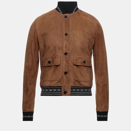 Saint Laurent Brown Suede Bomber Jacket M (FR 46) - Saint Laurent Paris - Modalova