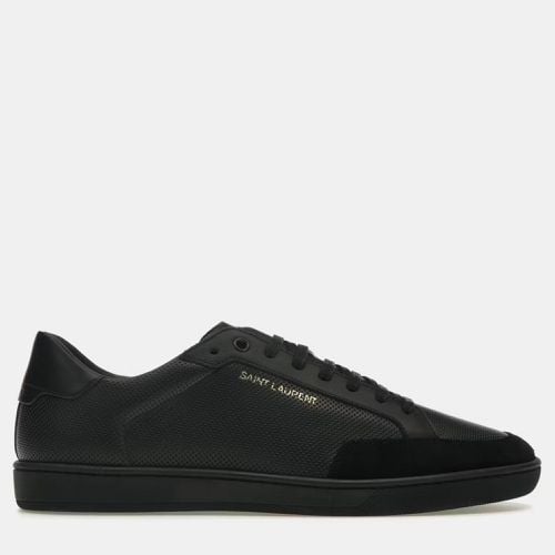 Saint Laurent Perforated Black Court Classic SL/10 Sneaker EU 41 - Saint Laurent Paris - Modalova