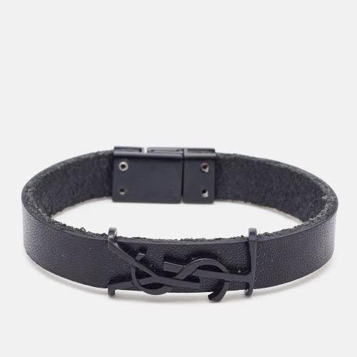 Opyum Leather Tone Bracelet - Saint Laurent Paris - Modalova