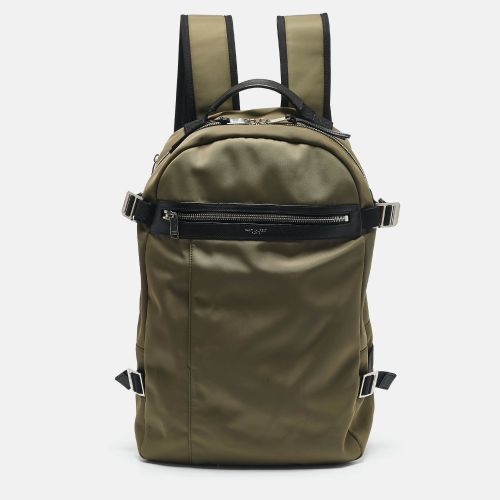 Saint Laurent Army /Black Nylon Backpack - Saint Laurent Paris - Modalova