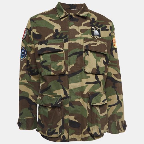 Saint Laurent Green Camouflage Print Cotton Utility Jacket M - Saint Laurent Paris - Modalova