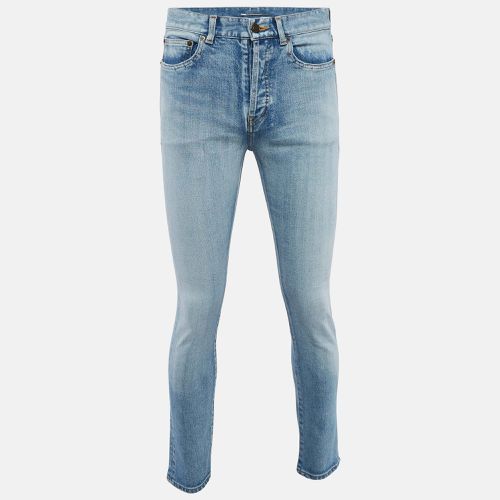 Saint Laurent Blue Denim Ripped Jeans M Waist 29" - Saint Laurent Paris - Modalova