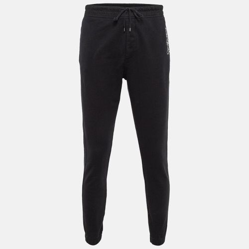 Saint Laurent Paris Black Logo Embroidered Cotton joggers XL - Saint Laurent Paris - Modalova