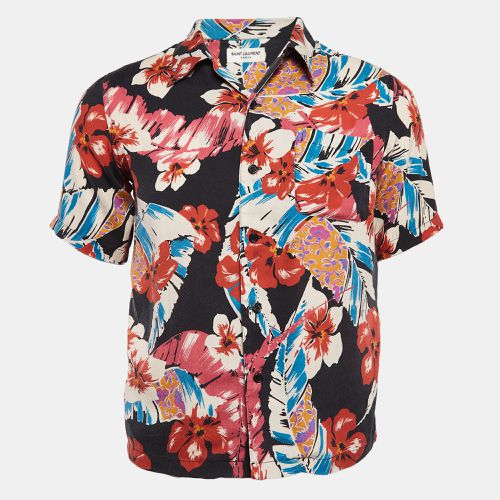 Saint Laurent Paris Multicolor Printed Short Sleeve Shirt XS - Saint Laurent Paris - Modalova