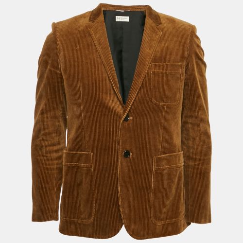 Saint Laurent Corduroy Single Breasted Blazer M - Saint Laurent Paris - Modalova