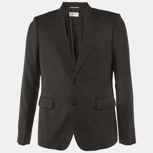Saint Laurent Paris Black Wool Tailored Blazer L - Saint Laurent Paris - Modalova