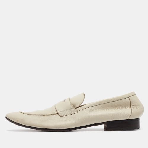 Saint Laurent Leather Slip On Loafers Size 45.5 - Saint Laurent Paris - Modalova