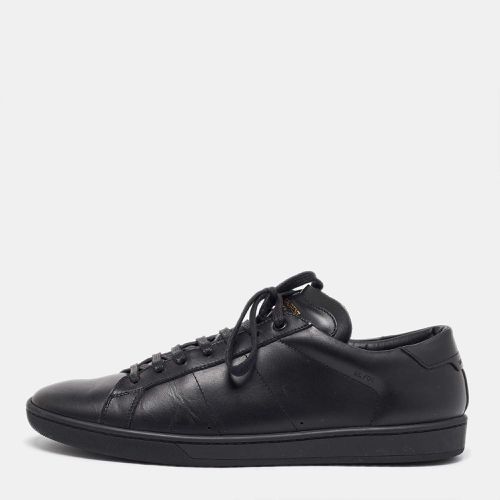 Saint Laurent Paris Black Leather Andy Low Top Sneakers 44 - Saint Laurent Paris - Modalova