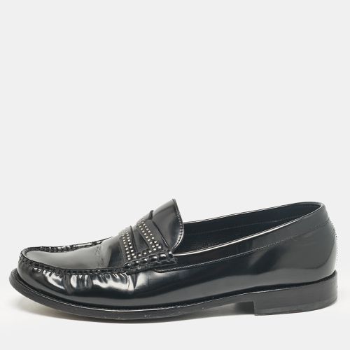 Saint Laurent Leather Slip On Loafers Size 45 - Saint Laurent Paris - Modalova