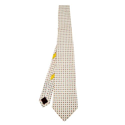 Ball Printed Silk Tie - Salvatore Ferragamo - Modalova