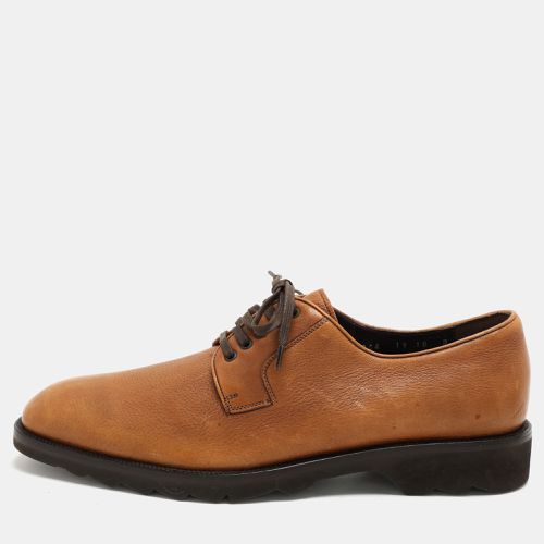 Salvatore Ferragamo Brown Leather Lace Up Derby Size 44 - Salvatore Ferragamo - Modalova