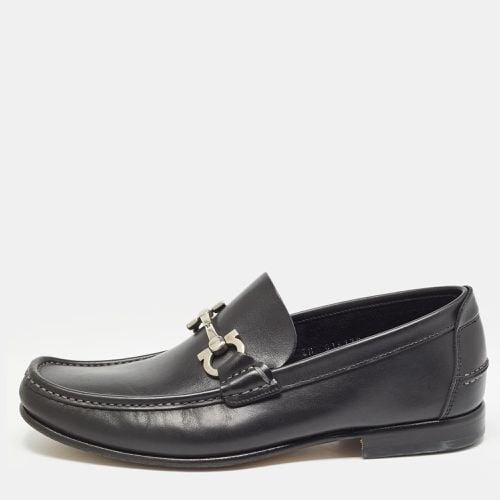 Salvatore Ferragamo Black Leather Gancini Loafers Size 41 - Salvatore Ferragamo - Modalova