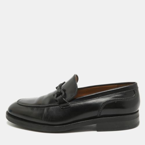 Salvatore Ferragamo Black Leather Gancini Bit Loafers Size 42 - Salvatore Ferragamo - Modalova