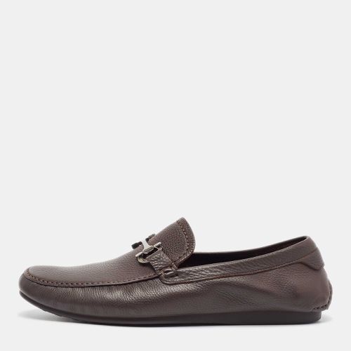 Salvatore Ferragamo Brown Leather Gaiano Loafers Size 43 - Salvatore Ferragamo - Modalova