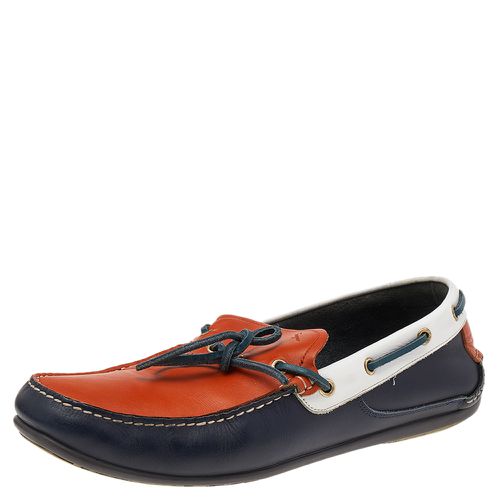 Salvatore Ferragamo Multicolor Leather Slip On Loafers Size 43 - Salvatore Ferragamo - Modalova