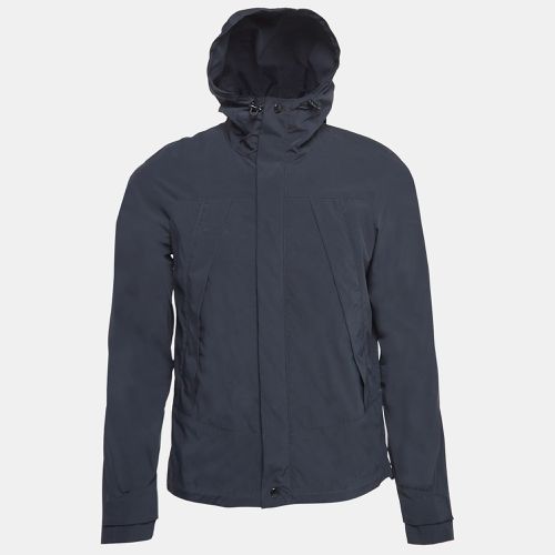 Sandro Navy Blue Synthetic Windy Windbreaker Jacket S - Sandro - Modalova