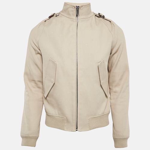 Sandro Beige Cotton Zip-Up Jacket S - Sandro - Modalova