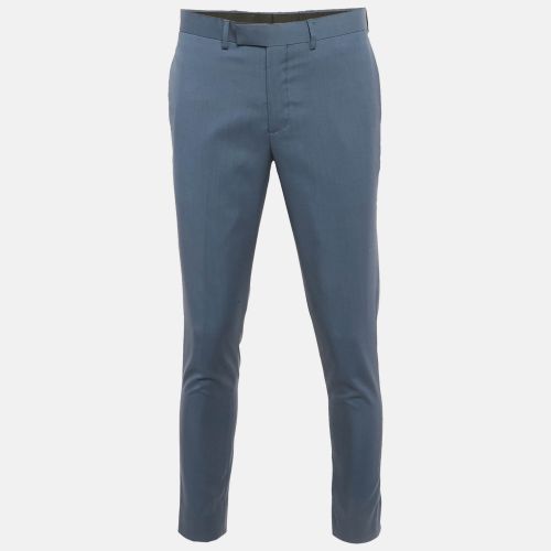 Sandro Blue Wool Tailored Trousers M - Sandro - Modalova