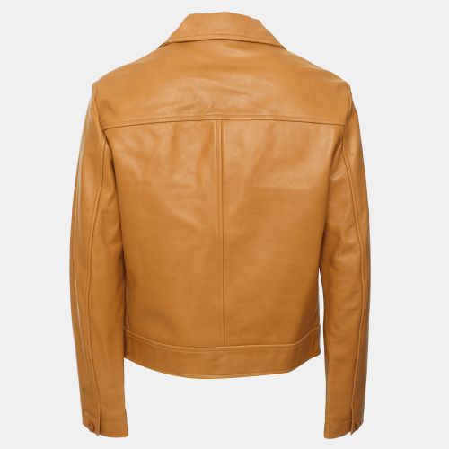 Leather Slim Fit Jacket M - Sandro - Modalova