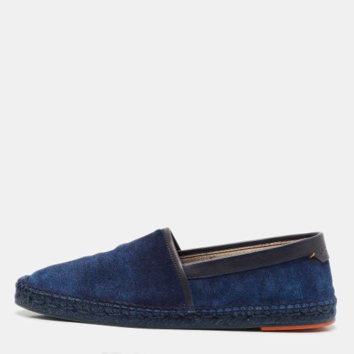 Denim Slip On Espadrille Flats Size 44 - Santoni - Modalova