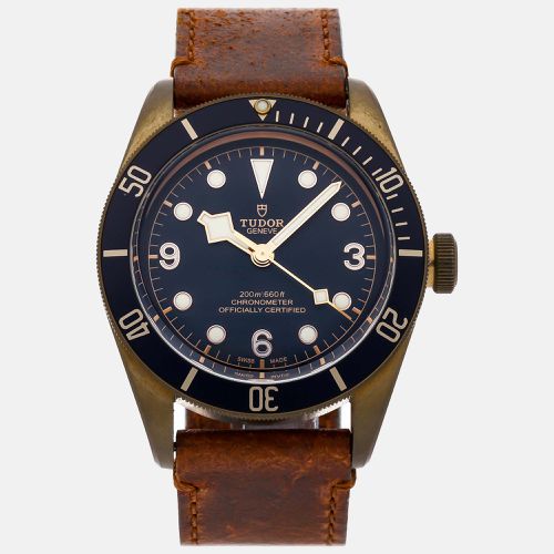 Pre-Owned Tudor Heritage Black Bay Bronze Bucherer Blue 79250BB 43 mm - Tudor - Modalova