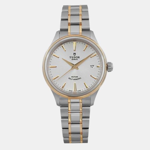 Tudor Silver Stainless Steel Style 12503-00020 Automatic Men's Wristwatch 38 mm - Tudor - Modalova