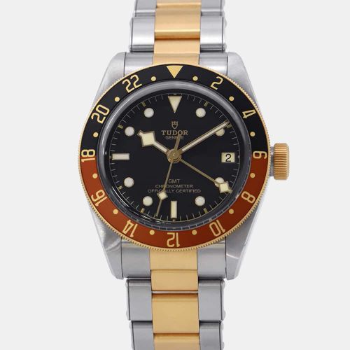 Tudor Black 18k Yellow Gold Stainless Steel Black Bay 79833MN-0001 Automatic Men's Wristwatch 41 mm - Tudor - Modalova