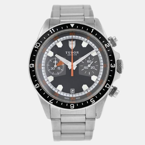 Tudor Heritage Chronograph 70330N Automatic Black Stainless Steel Men's Wristwatch 42 mm - Tudor - Modalova