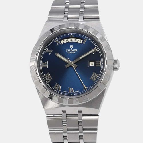 Tudor Blue Stainless Steel Royal M28600-0005 Automatic Men's Wristwatch 41 mm - Tudor - Modalova