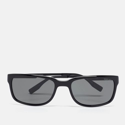 TUMI Black Polarized ZR3 Square Sunglasses - TUMI - Modalova