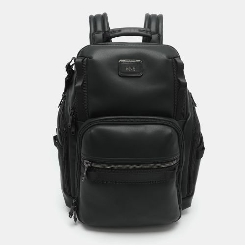 Alpha Bravo Leather and Polyurethane Backpack - TUMI - Modalova