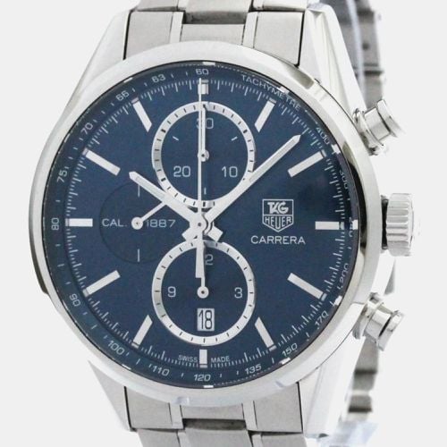 Stainless Steel Carrera Automatic Men's Wristwatch 41 mm - Tag Heuer - Modalova