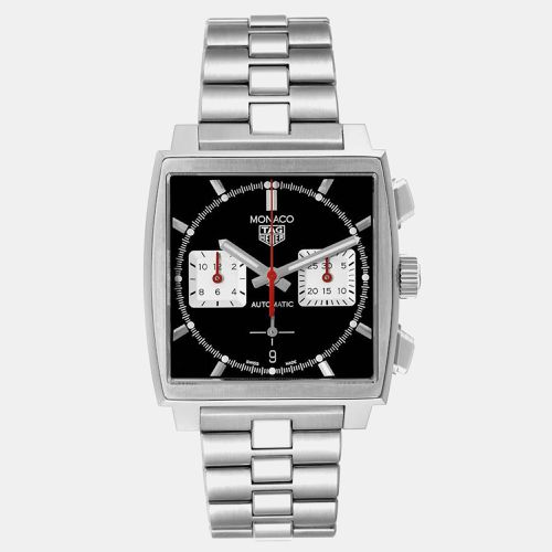 Stainless Steel Monaco CBL2113 Automatic Men's Wristwatch 39 mm - Tag Heuer - Modalova