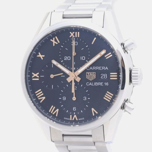 Stainless Steel Carrera CBK2113.BA0715 Automatic Men's Wristwatch 41 mm - Tag Heuer - Modalova