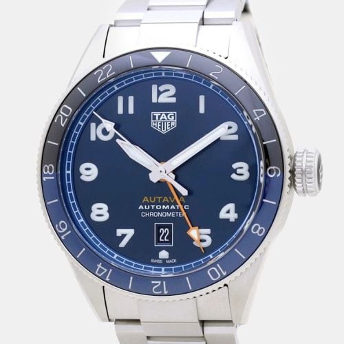 Stainless Steel Autavia WBE511A.BA0650 Automatic Men's Wristwatch 43 mm - Tag Heuer - Modalova