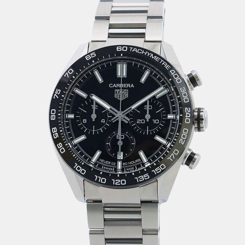 Stainless Steel Carrera CBN2A1B.BA0643 Automatic Men's Wristwatch 44 mm - Tag Heuer - Modalova