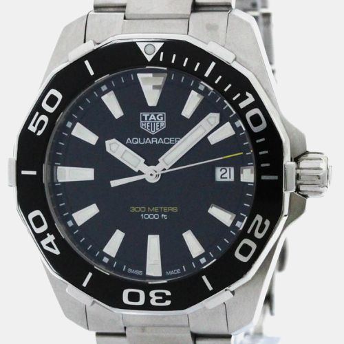 Stainless Steel Aquaracer Quartz Men's Wristwatch 41 mm - Tag Heuer - Modalova