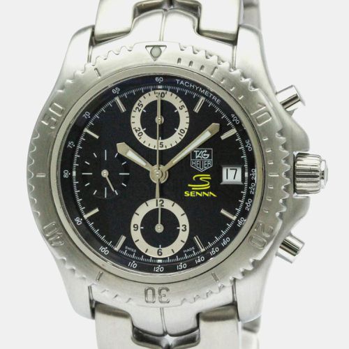 Stainless Steel Link CT5114 Automatic Men's Wristwatch 42 mm - Tag Heuer - Modalova