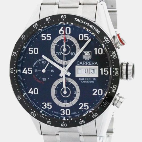 Carrera Calibre 16 Chronograph Day Date Watch 43 mm - Tag Heuer - Modalova