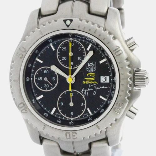 Stainless Steel Link CT2115 Automatic Men's Wristwatch 42 mm - Tag Heuer - Modalova