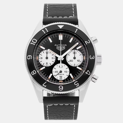 Stainless Steel Autavia Heritage CBE2110.FC8226 Automatic Men's Wristwatch 42 mm - Tag Heuer - Modalova