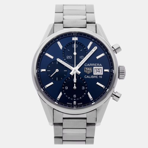 Stainless Steel Carrera CBK2112.BA0715 Automatic Men's Wristwatch 41 mm - Tag Heuer - Modalova