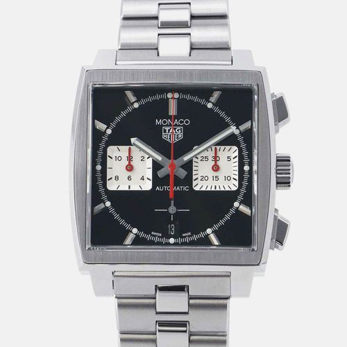 Stainless Steel Monaco Automatic Men's Wristwatch 39 mm - Tag Heuer - Modalova