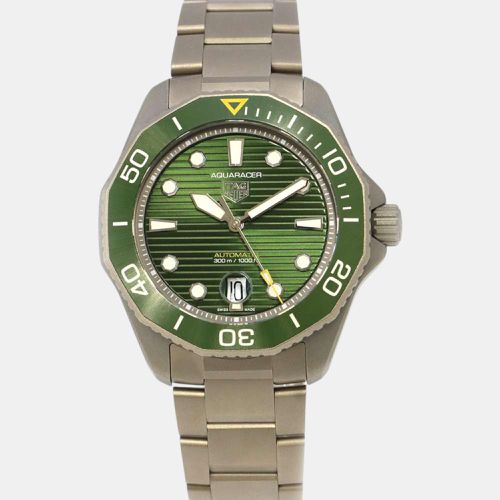 Tag Heuer Green Titanium Aquaracer WBP208B.BF0631 Automatic Men's Wristwatch 43 mm - Tag Heuer - Modalova