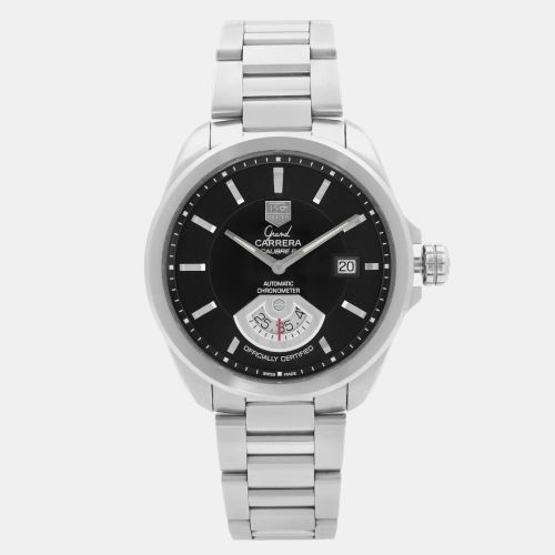 Tag Heuer Black Stainless Steel Grand Carrera WAV511A.BA0900 Automatic Men's Wristwatch 40 mm - Tag Heuer - Modalova