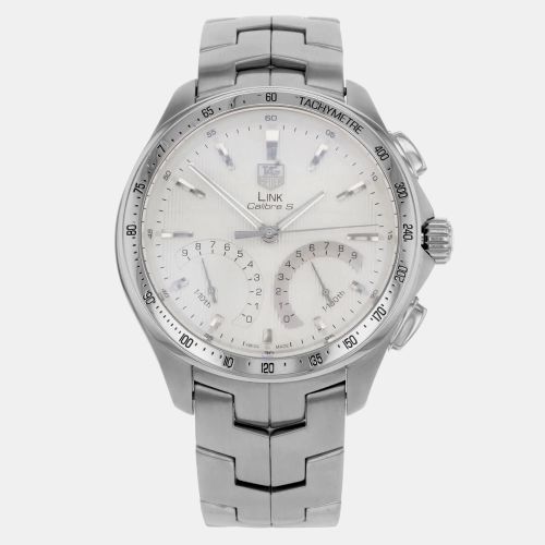 Stainless Steel Link CAT7011.BA0952 Quartz Men's Wristwatch 43 mm - Tag Heuer - Modalova